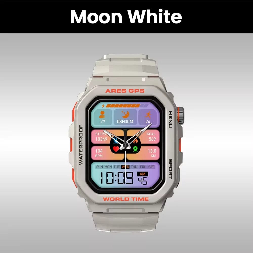 Lariwo-Tech Smart Watch Moon White Zeblaze Ares GPS