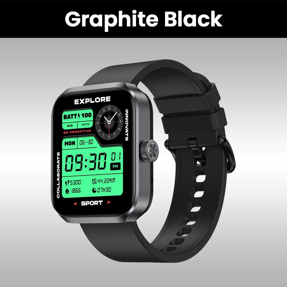 Lariwo-Tech Smart Watch Graphite Black Zeblaze Beyond 3 Plus