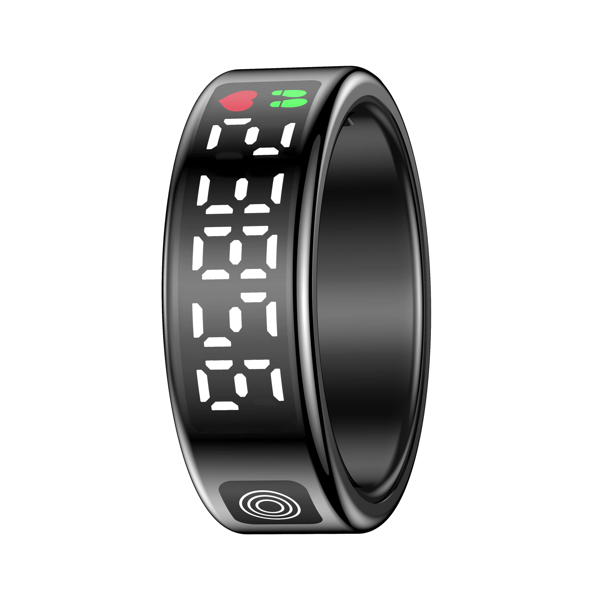 Lariwo-Tech Smart Ring Zwart / 8 Emodern SR08 Smart Ring