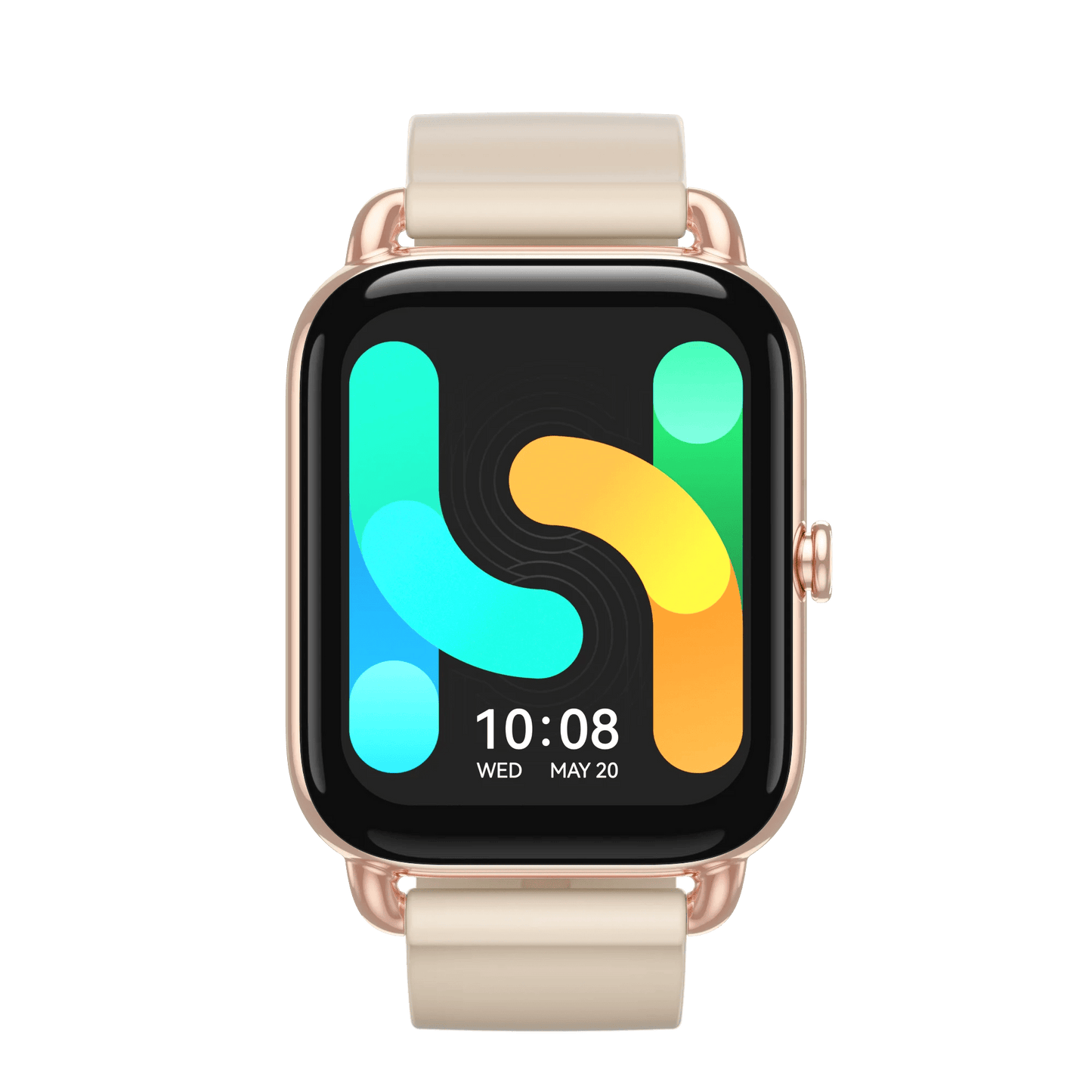 Lariwo-Tech Smart Watch Goud siliconen band HAYLOU RS4 Plus
