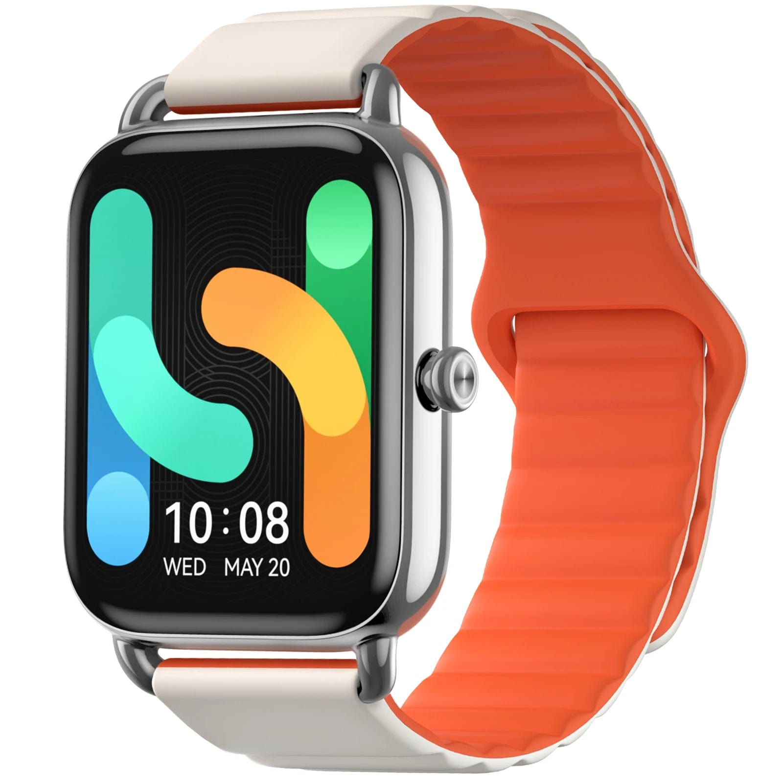 Lariwo-Tech Smart Watch Zilver Magneet sluiting HAYLOU RS4 Plus