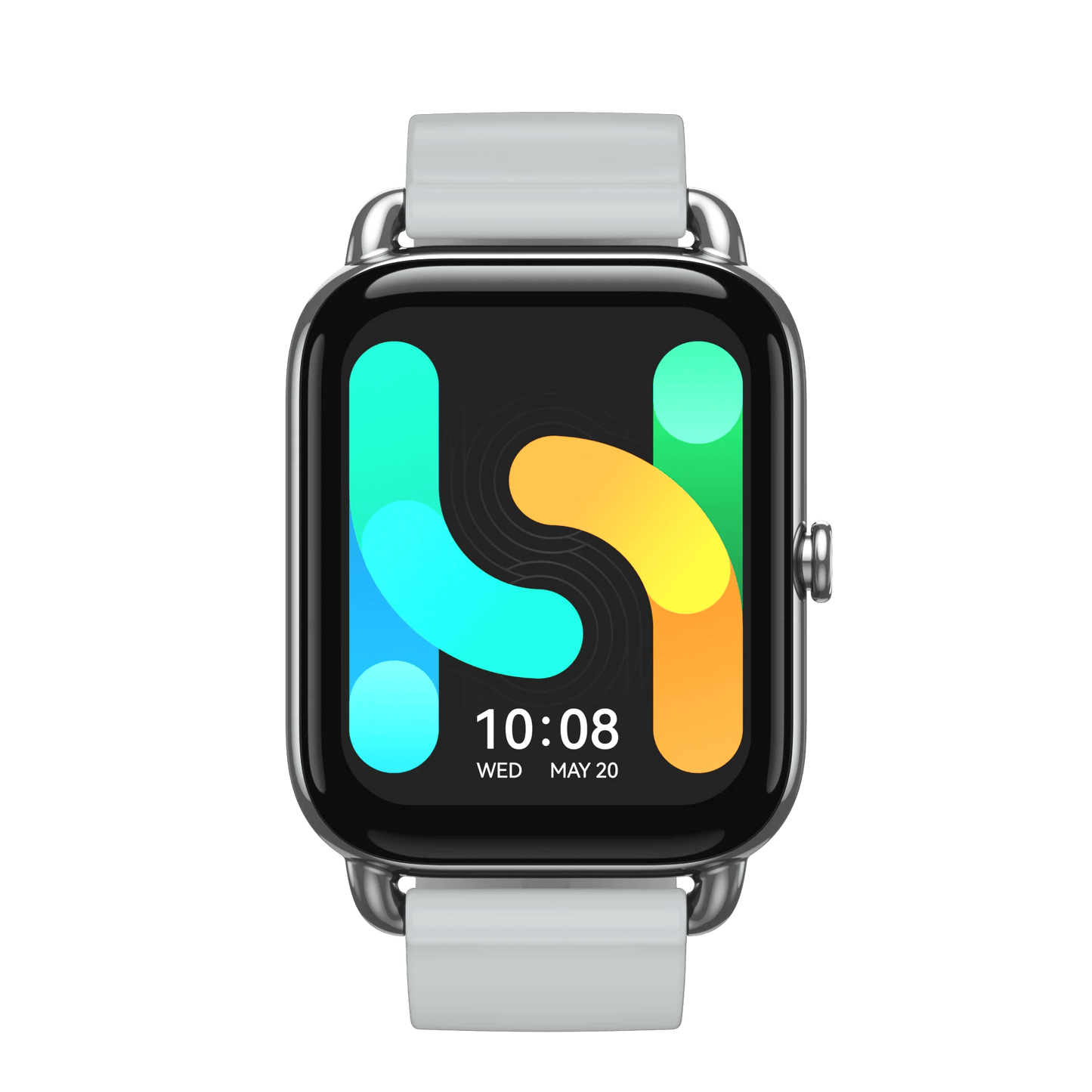 Lariwo-Tech Smart Watch Zilver Siliconen band HAYLOU RS4 Plus