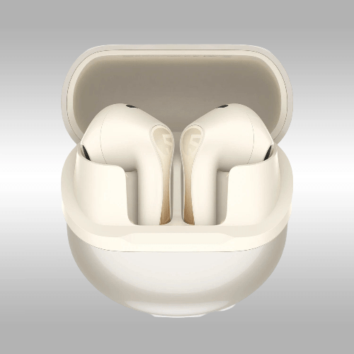 Lariwo-Tech Draadloze Oordoppen Beige SoundPEATS Air5 Hi-Res