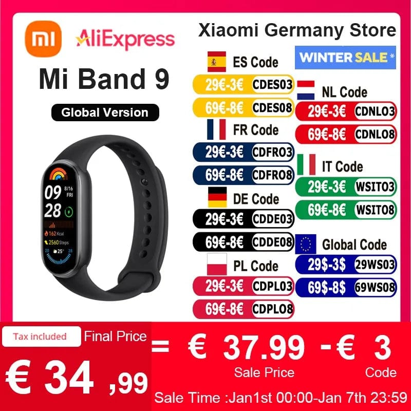 Lariwo-Tech Xiaomi Mi Band 9