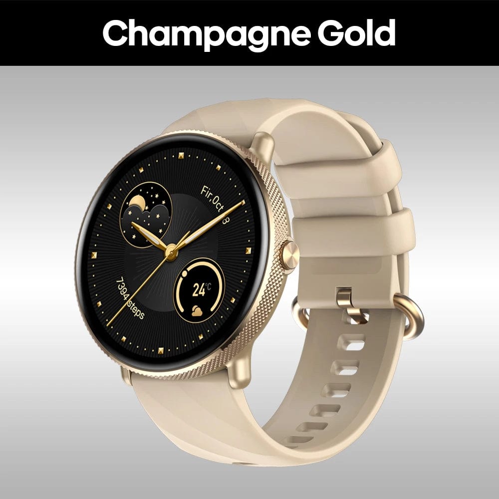 Lariwo-Tech Smart Watch Champagne Gold Zeblaze GTR 3 Pro
