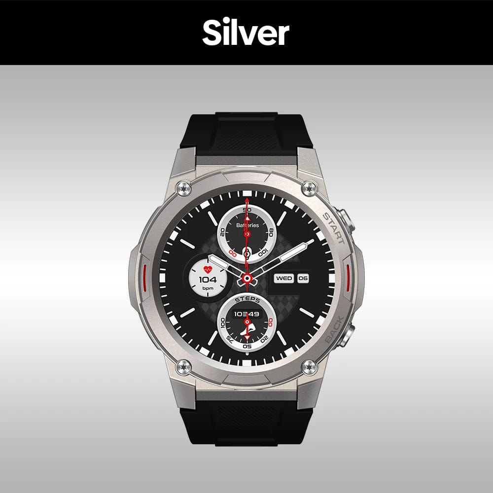 Lariwo-Tech Smart Watch Zilver Zeblaze Vibe 7 Pro